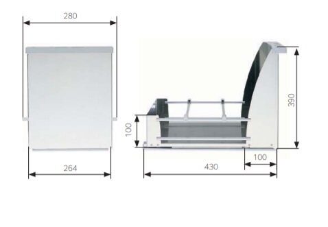 Выдвижная система Tecnoinox Porta 85002